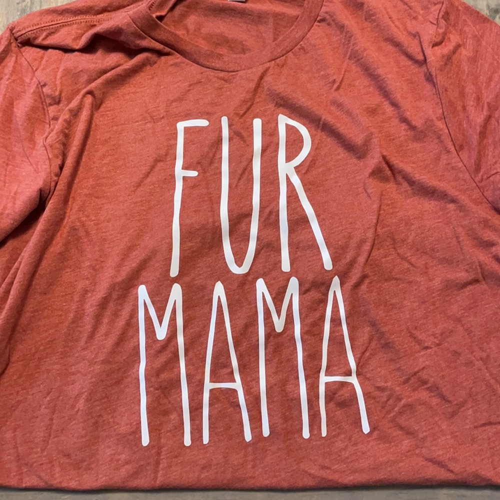 Short sleeve FUR MAMA shirt - XL